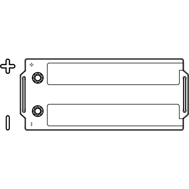 Batterie de démarrage EXIDE EF1853 - Visuel 1