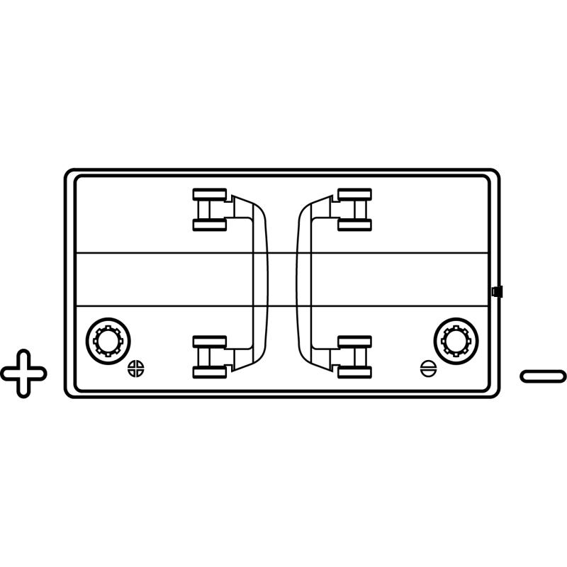 Batterie de démarrage EXIDE EG1101 - Visuel 1