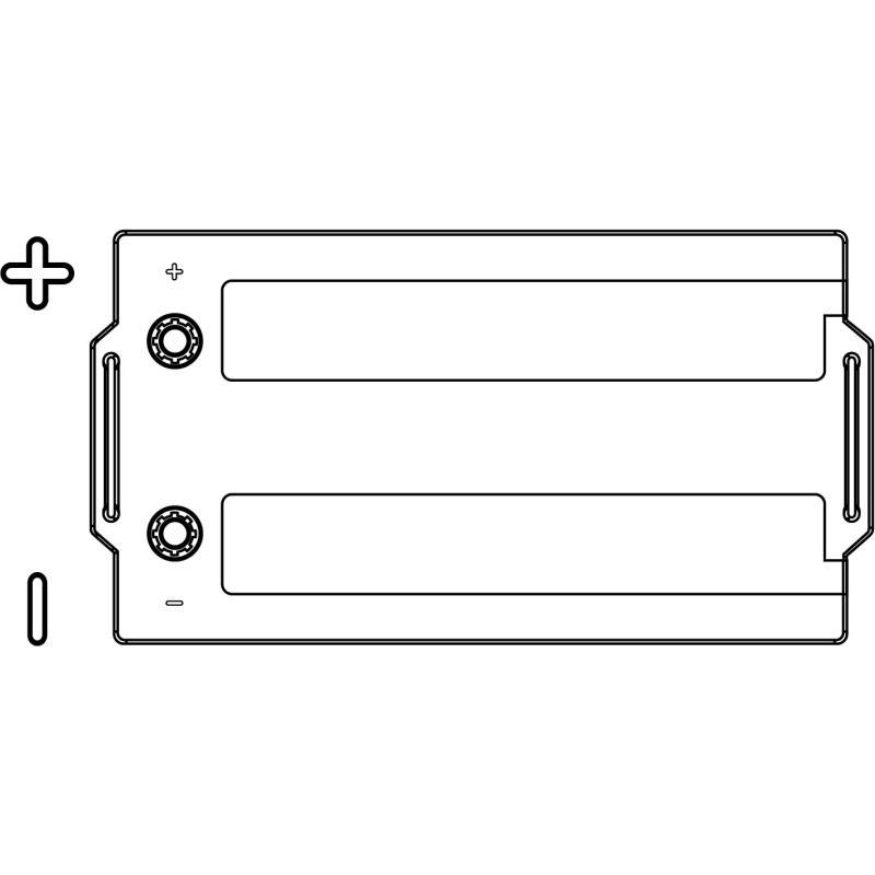 Batterie de démarrage EXIDE EE2353 - Visuel 1
