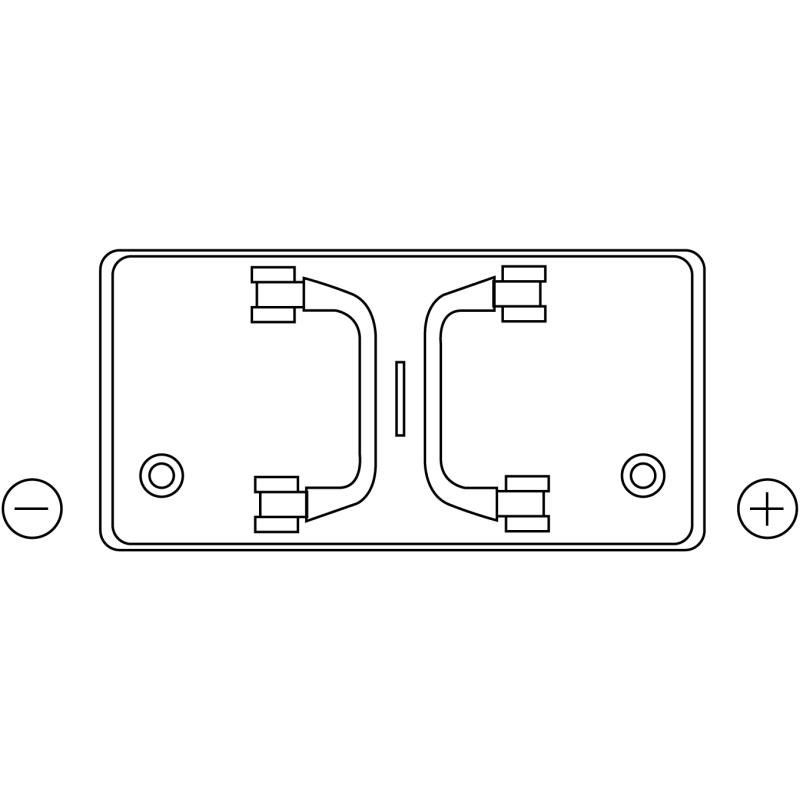 Batterie de démarrage EXIDE EF1250 - Visuel 1