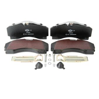 Jeu de 4 plaquettes de frein KNORR-BREMSE