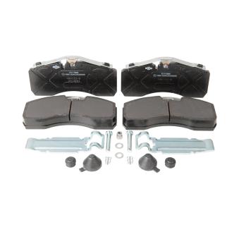 Jeu de 4 plaquettes de frein KNORR-BREMSE K115441K50