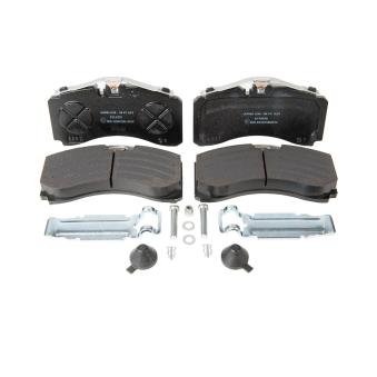 Jeu de 4 plaquettes de frein avant KNORR-BREMSE K108020K50