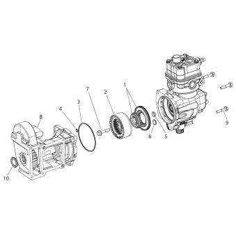 Kit d'embrayage KNORR-BREMSE K222937K50