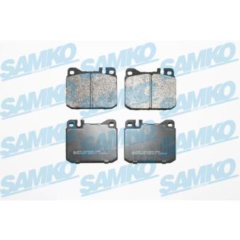 Jeu de 4 plaquettes de frein SAMKO 5SP211