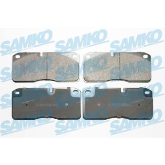 Jeu de 4 plaquettes de frein SAMKO 5SP586