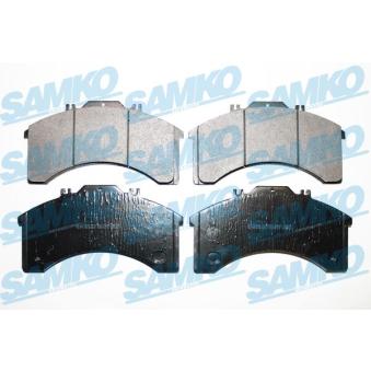 Jeu de 4 plaquettes de frein SAMKO 5SP473