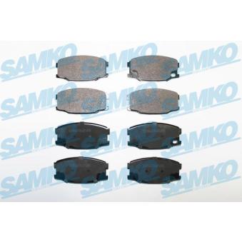 Jeu de 4 plaquettes de frein SAMKO 5SP893