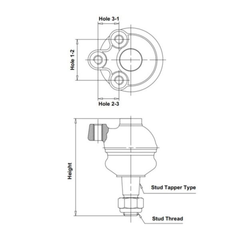 Rotule de suspension CTR CB0277 - Visuel 2