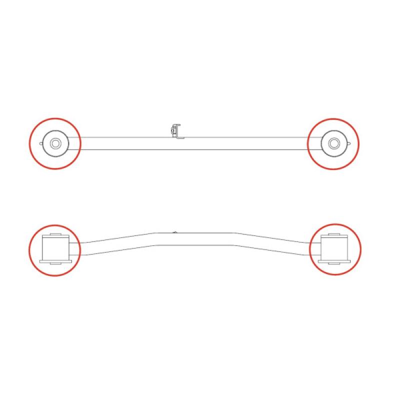 Silent bloc de l'essieu / berceau CTR GV0519 - Visuel 3