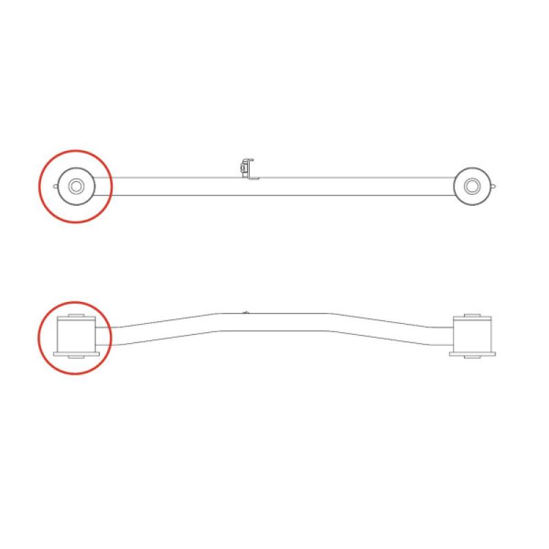Silent bloc de l'essieu / berceau CTR GV0311 - Visuel 2