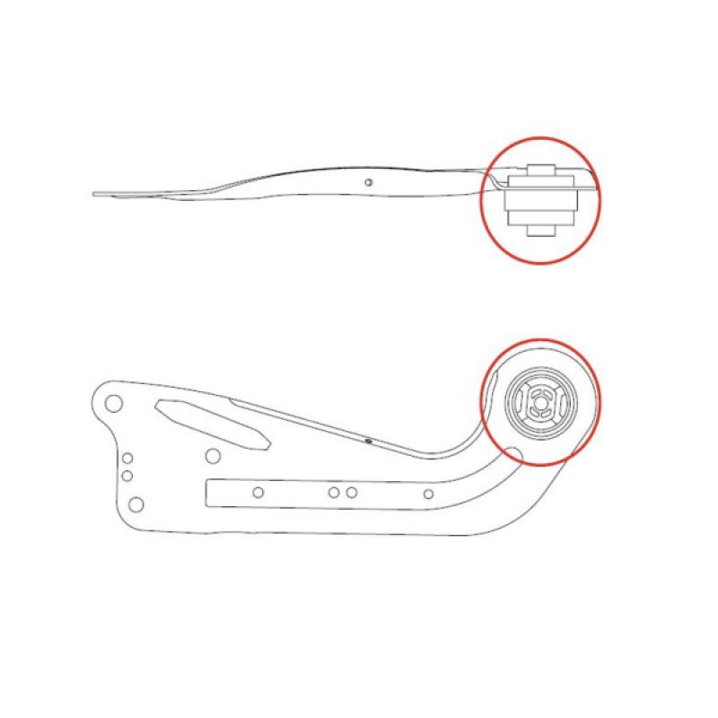 Suspension, bras de liaison arrière gauche CTR GV0657 - Visuel 3