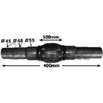 Tuyau flexible, échappement CAUTEX 900501
