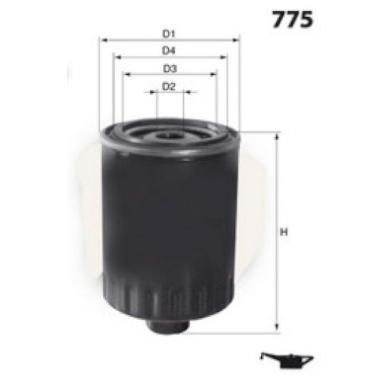 Filtre à huile LUCAS FILTERS LFOS109 - Visuel 1