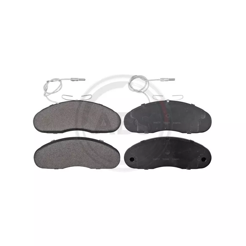 Jeu de 4 plaquettes de frein avant A.B.S. 36877