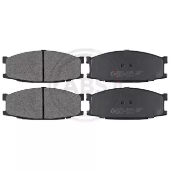 Jeu de 4 plaquettes de frein avant A.B.S.