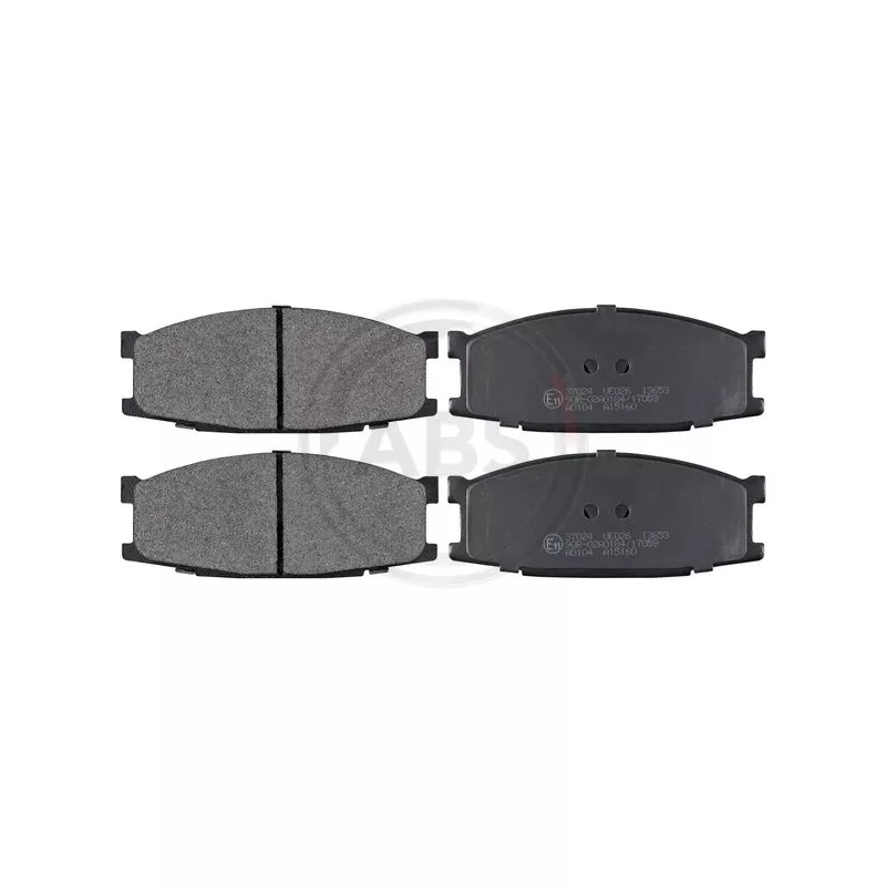 Jeu de 4 plaquettes de frein avant A.B.S. 37024