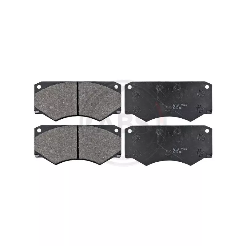 Jeu de 4 plaquettes de frein avant A.B.S. 36142