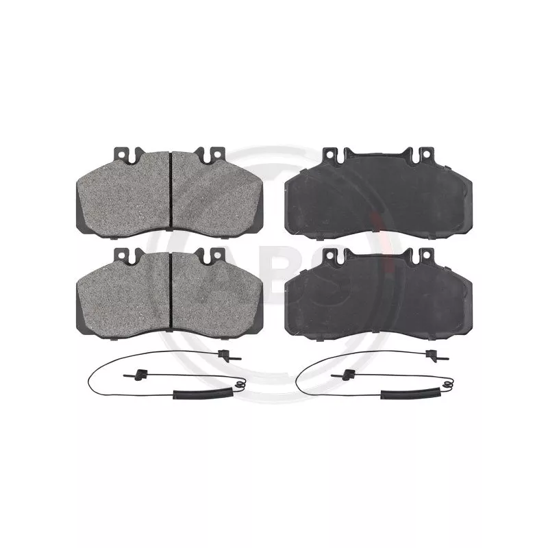 Jeu de 4 plaquettes de frein avant A.B.S. 36665