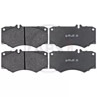 Jeu de 4 plaquettes de frein avant A.B.S.