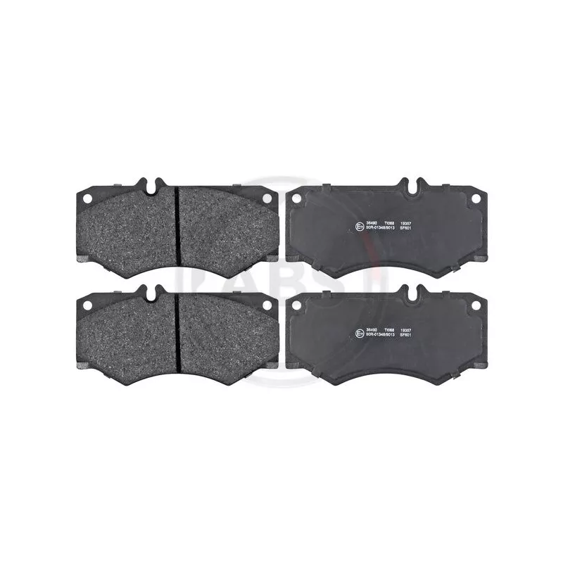 Jeu de 4 plaquettes de frein avant A.B.S. 36490