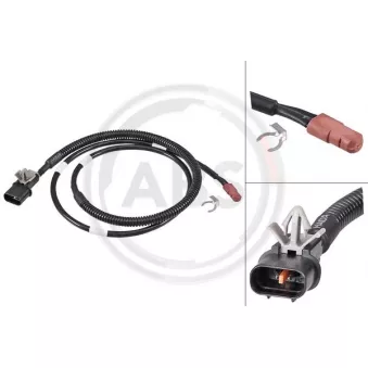 Contact d'avertissement, usure des plaquettes de frein A.B.S. 39928