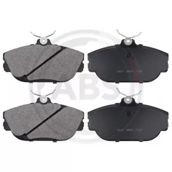 Jeu de 4 plaquettes de frein avant A.B.S.