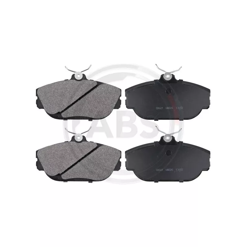 Jeu de 4 plaquettes de frein avant A.B.S. 38601