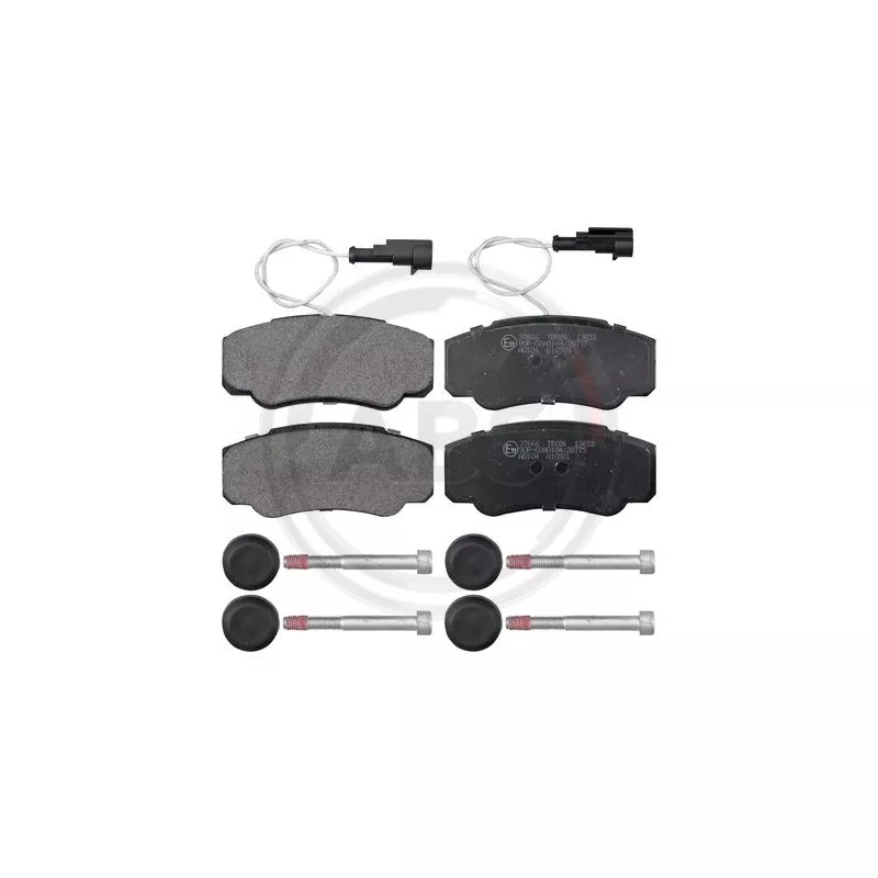 Jeu de 4 plaquettes de frein arrière A.B.S. 37666