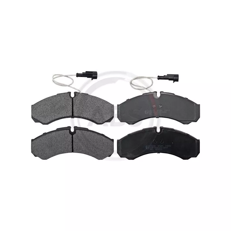 Jeu de 4 plaquettes de frein arrière A.B.S. 37635