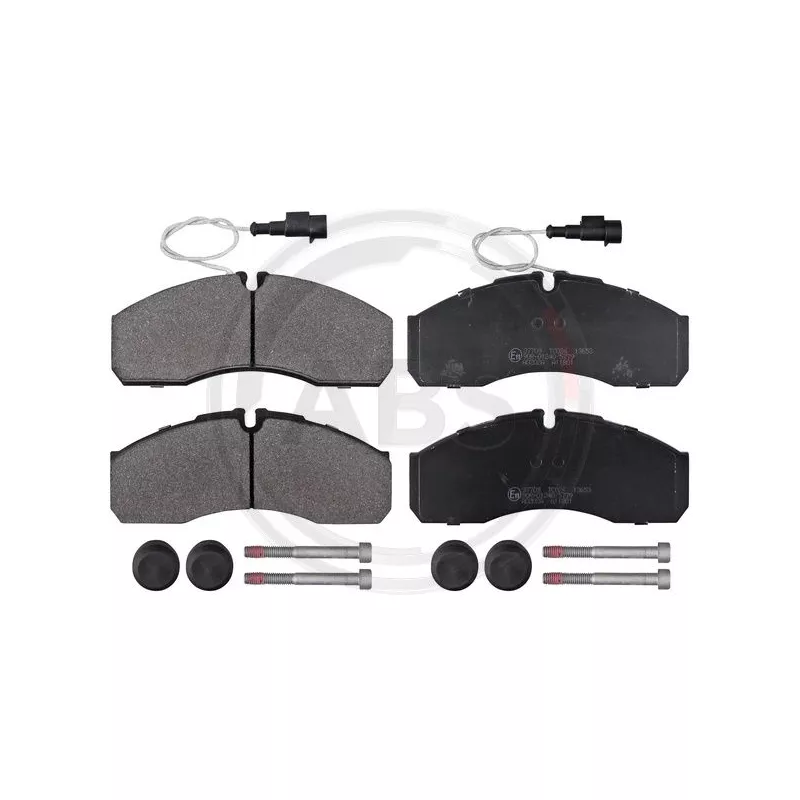 Jeu de 4 plaquettes de frein avant A.B.S. 37709