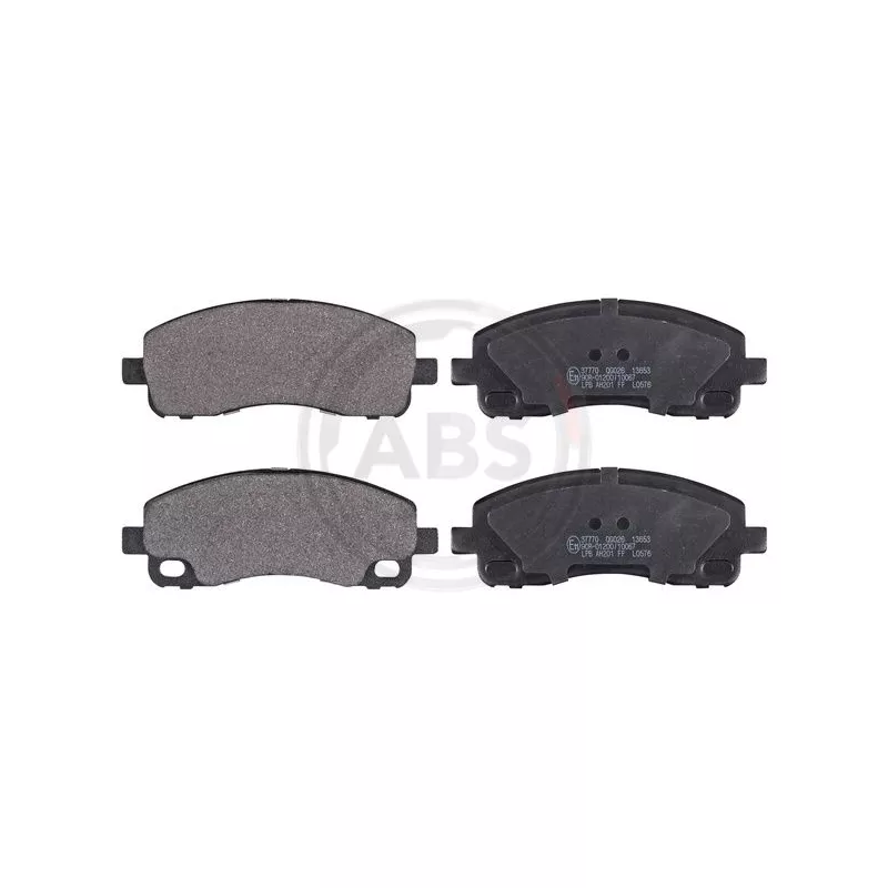 Jeu de 4 plaquettes de frein arrière A.B.S. 37770