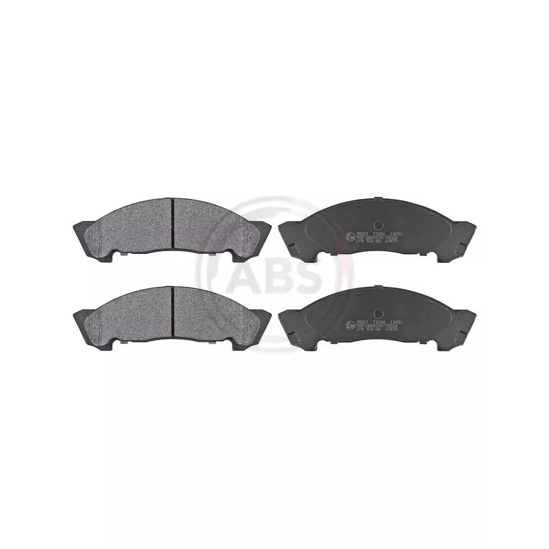 Jeu de 4 plaquettes de frein avant A.B.S. 35027
