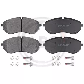 Jeu de 4 plaquettes de frein avant A.B.S.