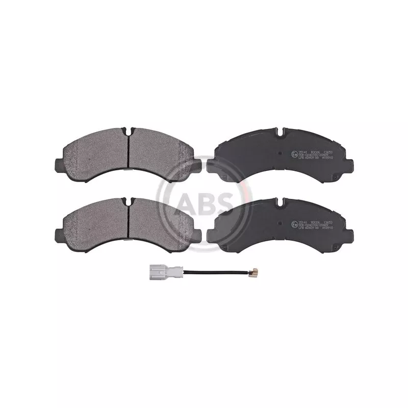 Jeu de 4 plaquettes de frein avant A.B.S. 35141