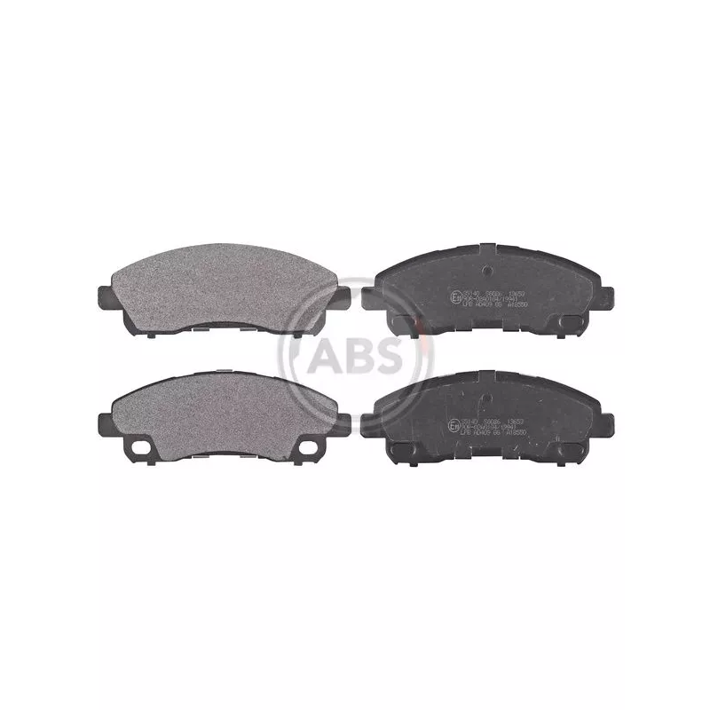 Jeu de 4 plaquettes de frein arrière A.B.S. 35140