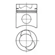 Piston KOLBENSCHMIDT 91681700 - Visuel 1