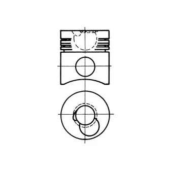 Piston KOLBENSCHMIDT