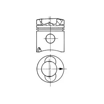Piston KOLBENSCHMIDT
