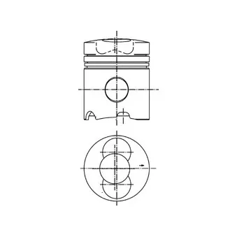 Piston KOLBENSCHMIDT