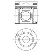 Piston KOLBENSCHMIDT 99374600 - Visuel 1