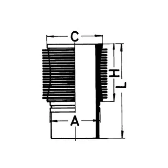 Chemise de cylindre KOLBENSCHMIDT 89083110