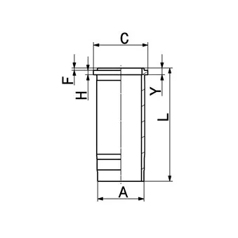 Chemise de cylindre KOLBENSCHMIDT