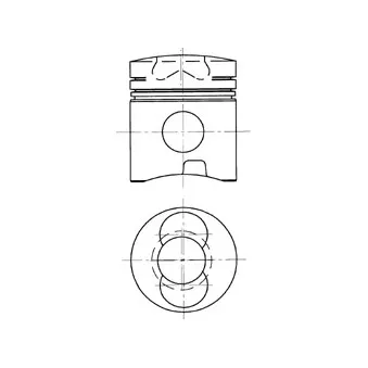 Piston KOLBENSCHMIDT 94486700
