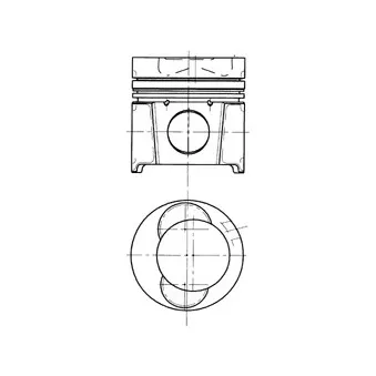 Piston KOLBENSCHMIDT 94487600
