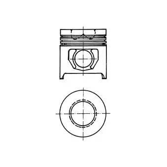 Piston KOLBENSCHMIDT 90158700