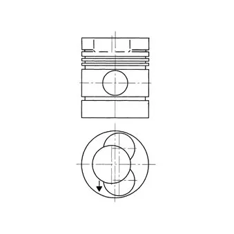 Piston KOLBENSCHMIDT 90276720