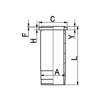 Chemise de cylindre KOLBENSCHMIDT 89578110