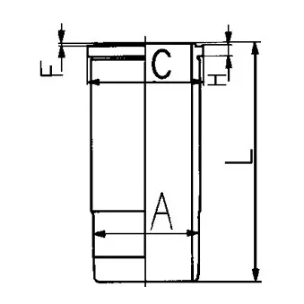 Chemise de cylindre KOLBENSCHMIDT