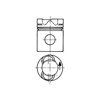 Piston KOLBENSCHMIDT 94724700
